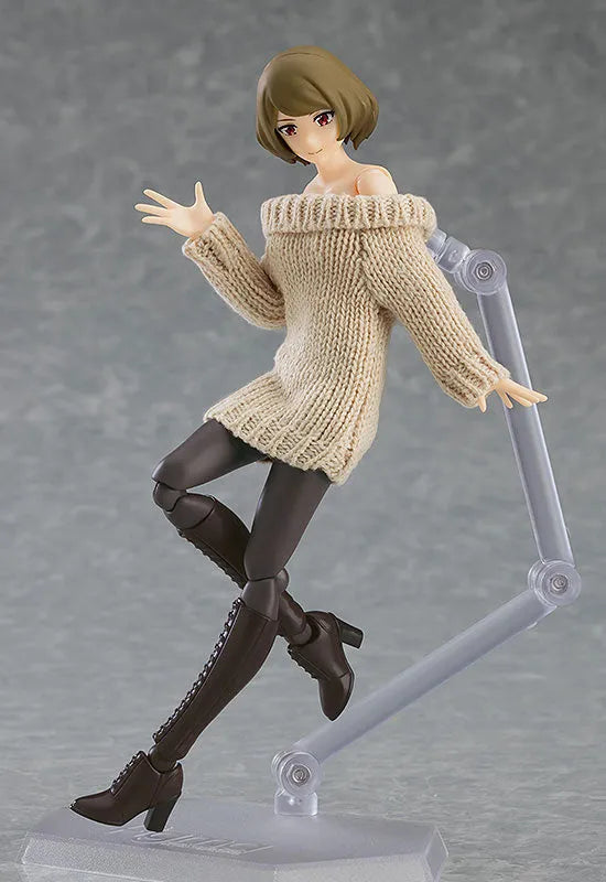 Original Character - Figma #574 - figma Styles - Chiaki - Off-the-Shoulder Sweater Dress (Max Factory)ㅤ – Max Factory – ActionFigure Brasil