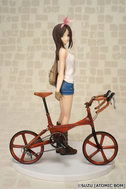 Original Character - Girl with Bicycle - 1/7 - AtomicBom Cycle vol.02 (Kaitendoh)ㅤ – Kaitendoh – ActionFigure Brasil