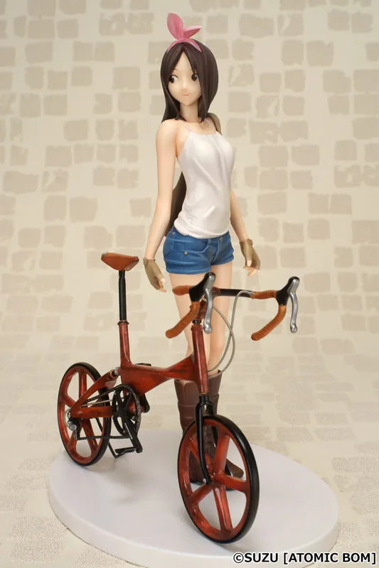 Original Character - Girl with Bicycle - 1/7 - AtomicBom Cycle vol.02 (Kaitendoh)ㅤ – Kaitendoh – ActionFigure Brasil
