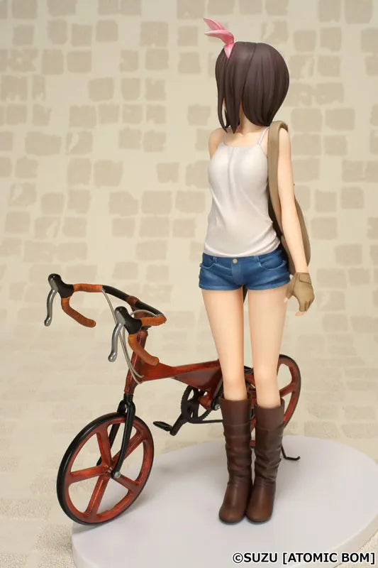 Original Character - Girl with Bicycle - 1/7 - AtomicBom Cycle vol.02 (Kaitendoh)ㅤ – Kaitendoh – ActionFigure Brasil