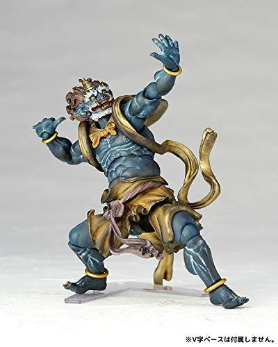 Original Character - KT Project KT-016 - Revoltech - Fuujin - Blue (Kaiyodo)ㅤ – Kaiyodo – ActionFigure Brasil