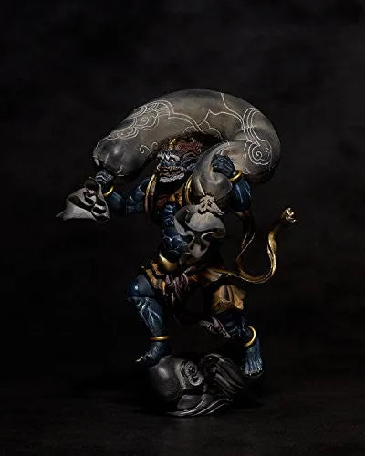 Original Character - KT Project KT-016 - Revoltech - Fuujin - Blue (Kaiyodo)ㅤ – Kaiyodo – ActionFigure Brasil — ângulo diferente