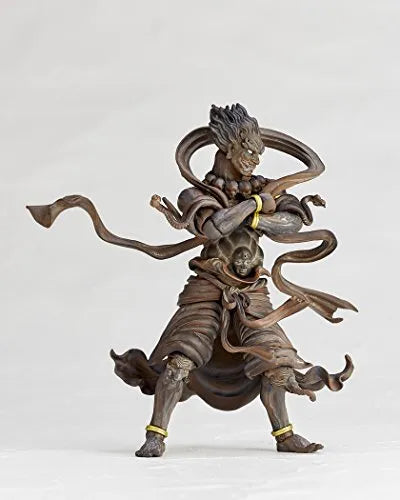Original Character - KT Project KT-016 - Revoltech - Jinja Taishou - Wood ver. (Kaiyodo)ㅤ – Kaiyodo – ActionFigure Brasil