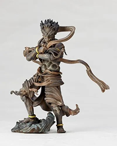 Original Character - KT Project KT-016 - Revoltech - Jinja Taishou - Wood ver. (Kaiyodo)ㅤ – Kaiyodo – ActionFigure Brasil