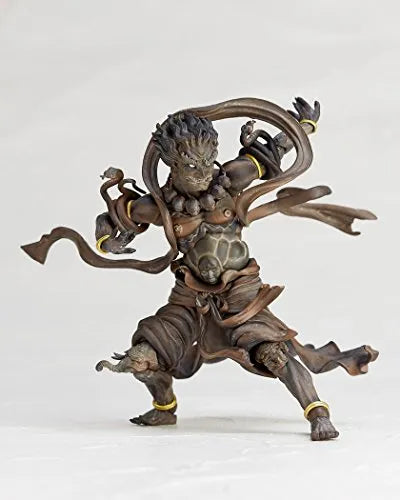 Original Character - KT Project KT-016 - Revoltech - Jinja Taishou - Wood ver. (Kaiyodo)ㅤ – Kaiyodo – ActionFigure Brasil