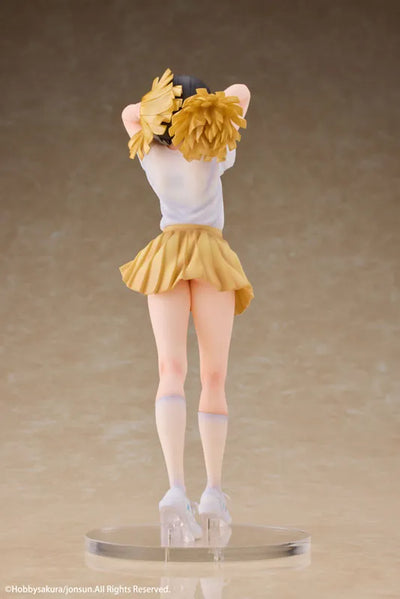 Original - Cheerleader Misaki - 1/6 - with Bonus (Hobby Sakura)ㅤ – Hobby Sakura – ActionFigureBrasil — com base expositora