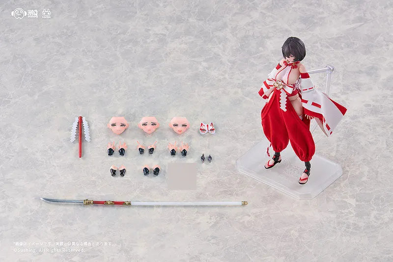 Original - Combat Priestess Kikyou Uefuji - 1/12 (Good Smile Company, Sushing)ㅤ – Sushing – ActionFigureBrasil