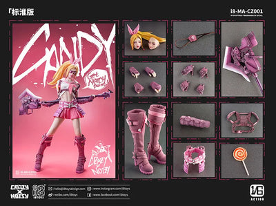 Original - Crazy x Noisy - Candy - Standard Ver. - 1/6 (i8toys)ㅤ – i8toys – ActionFigure Brasil — ângulo diferente