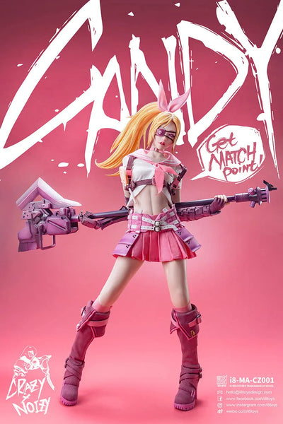 Original - Crazy x Noisy - Candy - Standard Ver. - 1/6 (i8toys)ㅤ – i8toys – ActionFigure Brasil — embalagem