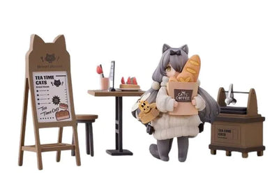 Original - DLC Series - Tea Time Cats - Customer Cat - Meow Town "Bread House" (Ribose)ㅤ – Ribose – ActionFigure Brasil