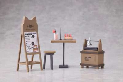 Original - DLC Series - Tea Time Cats - Customer Cat - Meow Town "Bread House" (Ribose)ㅤ – Ribose – ActionFigureBrasil — embalagem