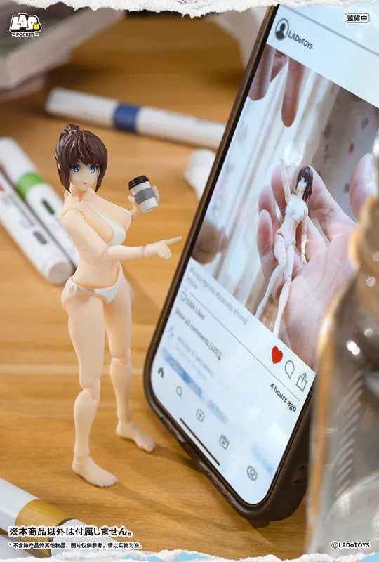 Original - LADo TOYS POCKET GIRL - PG-01 - Swimsuit Girl (LADo TOYS)ㅤ – LADo TOYS – ActionFigure Brasil