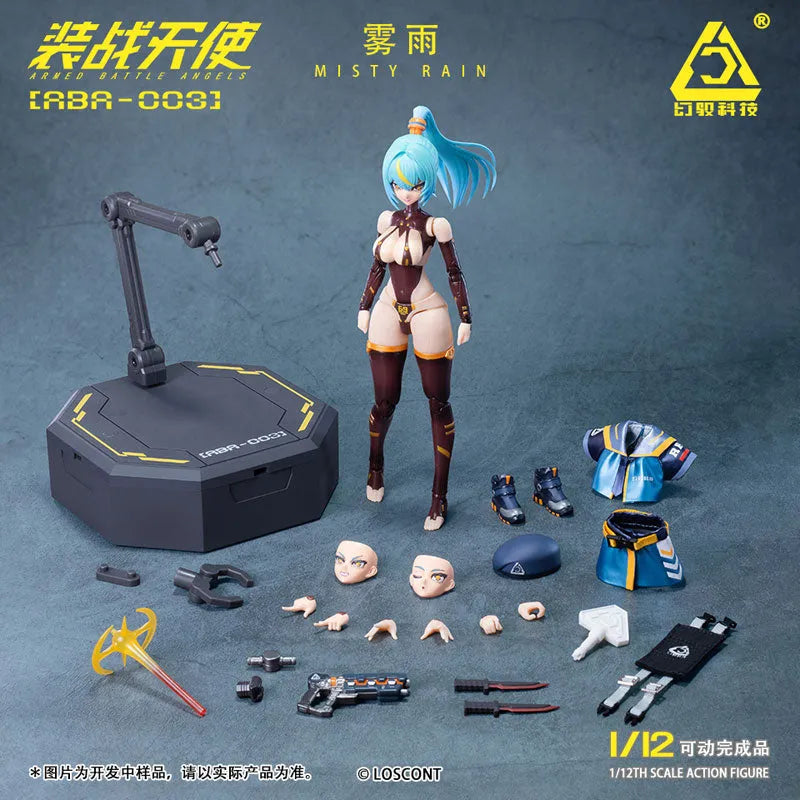 Original - Misty Rain - Armed Battle Angels - 1/12 (Loscont)ㅤ – Loscont – ActionFigureBrasil