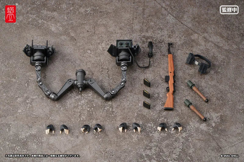 Original - Panzer Bunny Anneliese Optional Armament Parts - 1/12 (Snail Shell)ㅤ – Snail Shell – ActionFigureBrasil