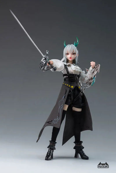 Original - pocket art Series (PA008) - Rose Knight Gloria - 1/12 (Hasuki)ㅤ – Hasuki – ActionFigureBrasil — com base expositora