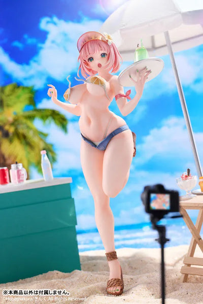 Original - Summer Waiter - 1/7 (Hobby Sakura)ㅤ – Hobby Sakura – ActionFigureBrasil — com base expositora