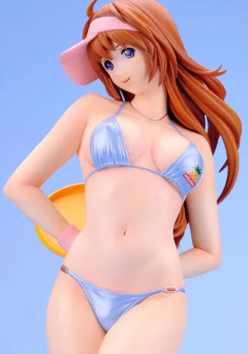 Original Yasumi-chan Series - Holiday - 1/5 - Swimsuit Blue ~on the Beach~ refined ver. (Kurushima)ㅤ – Kurushima – ActionFigure Brasil — ângulo diferente