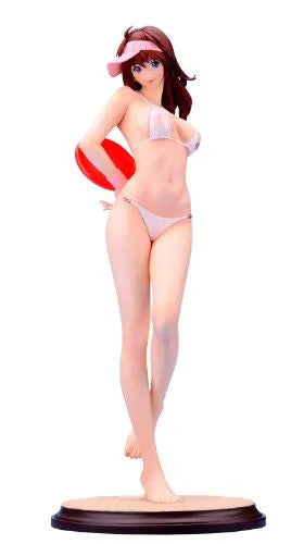 Original Yasumi-chan Series - Holiday - 1/5 - Swimsuit ver. White ver. ~on the Beach~ refined ver. (Kurushima)ㅤ – Kurushima – ActionFigure Brasil