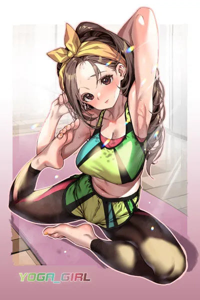 Original - Yoga Girl - 1/7 - With Shikishi (Hobby Sakura)ㅤ – Hobby Sakura – ActionFigure Brasil