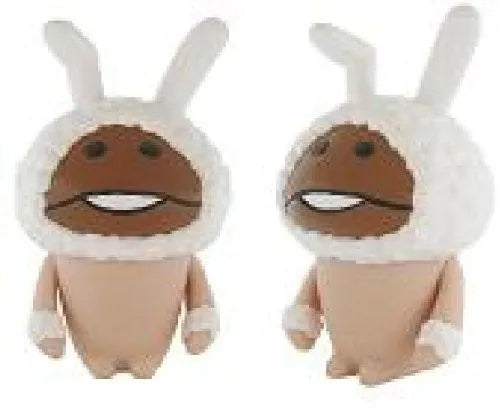 Osawari Tantei Nameko Saibai Kit - Shiro Usagi Nameko - Soft Vinyl Figure (Ensky)ㅤ – Ensky – ActionFigure Brasil