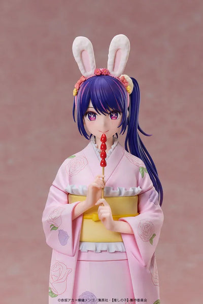 Oshi no Ko - Hoshino Ai - 1/7 - Happy New Year, Kimono Ver. (A Dimension)ㅤ – A Dimension – ActionFigureBrasil — ângulo diferente