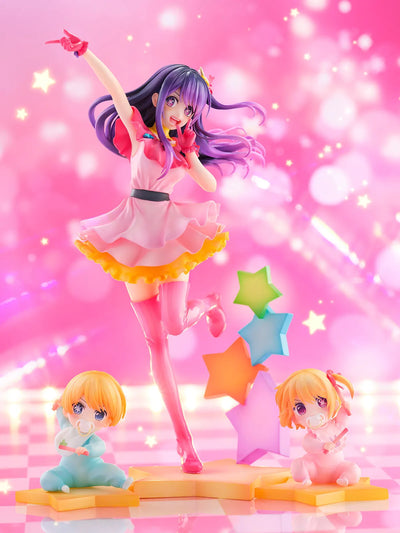 Oshi no Ko - Hoshino Ai - Hoshino Aquamarine - Hoshino Ruby - Shibuya Scramble Figure - 1/7 (eStream)ㅤ – eStream – ActionFigure Brasil — iluminação de estúdio