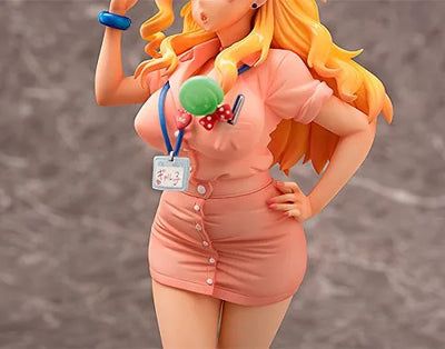 Oshiete! Galko-chan - Galko-chan - Nurse styleㅤ – Aquamarine – ActionFigure Brasil — ângulo diferente