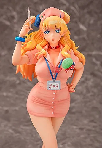 Oshiete! Galko-chan - Galko-chan - Nurse styleㅤ – Aquamarine – ActionFigure Brasil — com base expositora