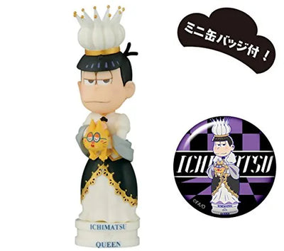Osomatsu-san - ESP Nyanko - Matsuno Ichimatsu - Osomatsu-san World Collectable Figure -Chess Matsu- White - World Collectable Figure - White ver. (Avex Pictures, Banpresto)ㅤ – Avex Pictures,Banpresto – ActionFigureBrasil — close