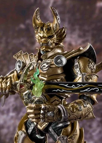 Ougon Kishi Garo - Makai Kadou - 1/10 (Bandai)ㅤ – Bandai – ActionFigure Brasil — com base expositora