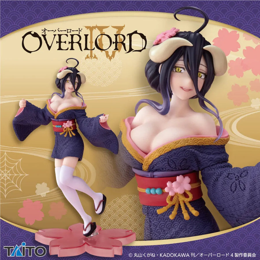 Overlord IV - Albedo - Coreful Figure - Sakura Wasou Ver. (Taito)ㅤ – Taito – ActionFigure Brasil