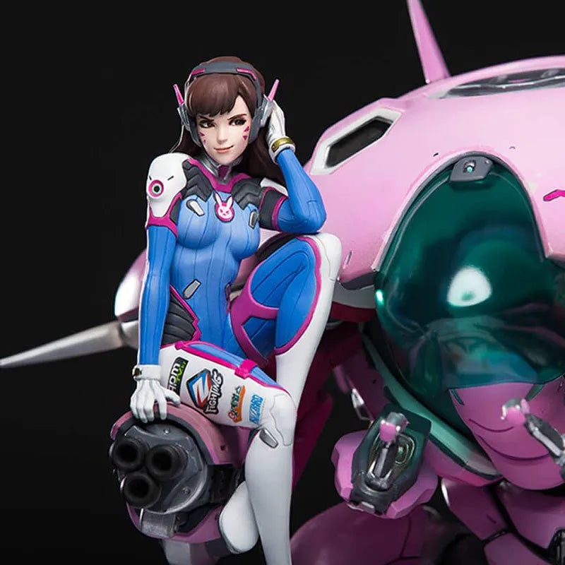Overwatch - D.Va Hana Song with Mech 20 Inch Statueㅤ – Blizzard Entertainment – ActionFigure Brasil