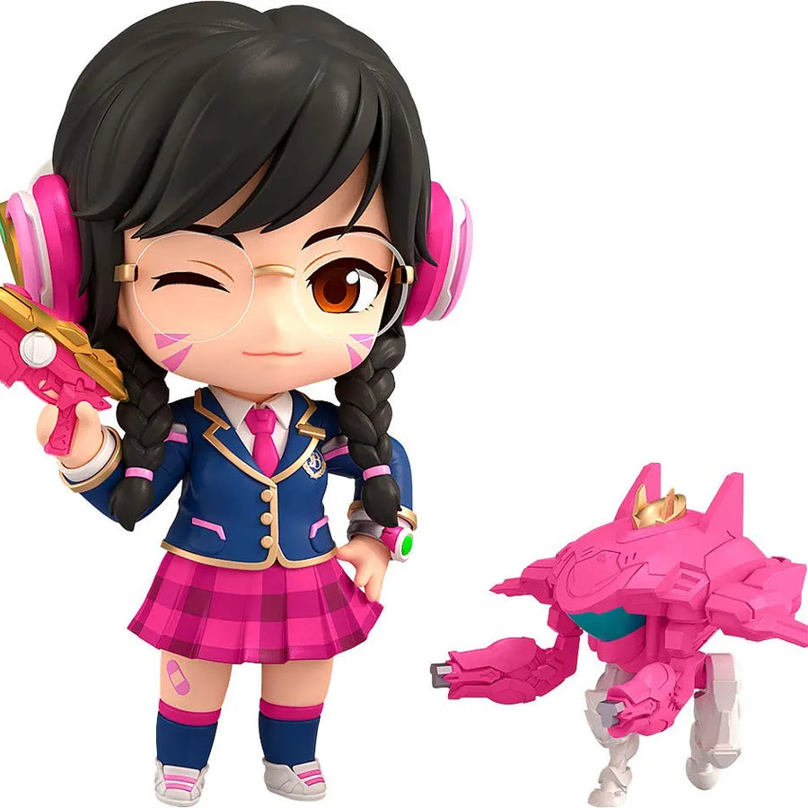 Overwatch - D.Va - Nendoroid #1141 - Academy Skin Edition (Good Smile Company)ㅤ – Good Smile Company As Manufacturer – ActionFigure Brasil
