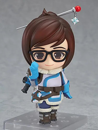Overwatch - Mei - Nendoroid #757 - Classic Skin Edition (Good Smile Company)ㅤ – Good Smile Company – ActionFigure Brasil — com base expositora