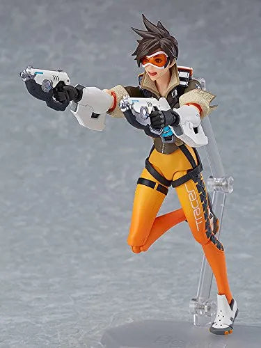 Overwatch - Tracer - Figma #352 (Max Factory, Good Smile Company)ㅤ – Good Smile Company – ActionFigure Brasil — com base expositora