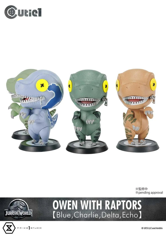 Owen with Raptors【Blue,Charlie,Delta,Echo】 (Regular Version) Jurassic World (Film) – Prime1Studio – ActionFigure Brasil