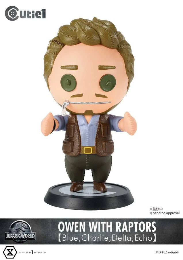 Owen with Raptors【Blue,Charlie,Delta,Echo】 (Regular Version) Jurassic World (Film) – Prime1Studio – ActionFigure Brasil