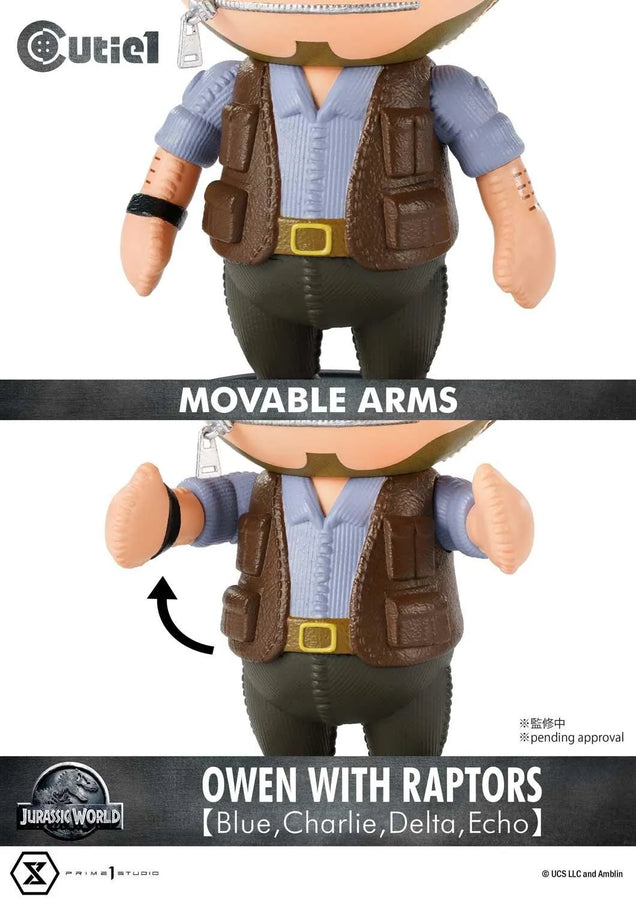 Owen with Raptors【Blue,Charlie,Delta,Echo】 (Regular Version) Jurassic World (Film) – Prime1Studio – ActionFigure Brasil