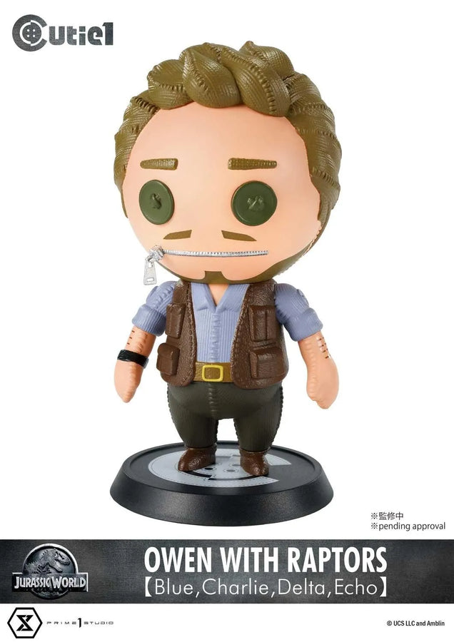 Owen with Raptors【Blue,Charlie,Delta,Echo】 (Regular Version) Jurassic World (Film) – Prime1Studio – ActionFigure Brasil