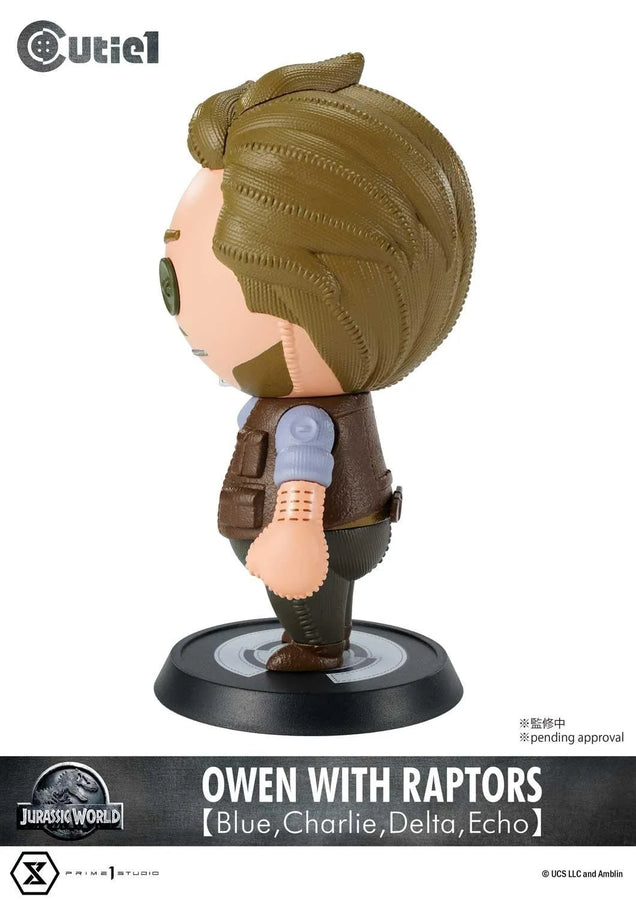 Owen with Raptors【Blue,Charlie,Delta,Echo】 (Regular Version) Jurassic World (Film) – Prime1Studio – ActionFigure Brasil