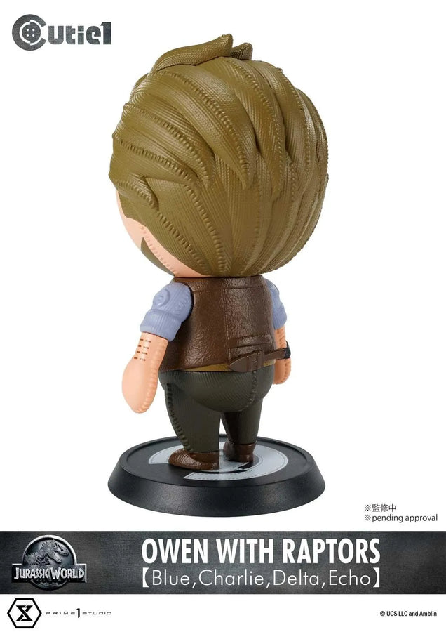 Owen with Raptors【Blue,Charlie,Delta,Echo】 (Regular Version) Jurassic World (Film) – Prime1Studio – ActionFigure Brasil