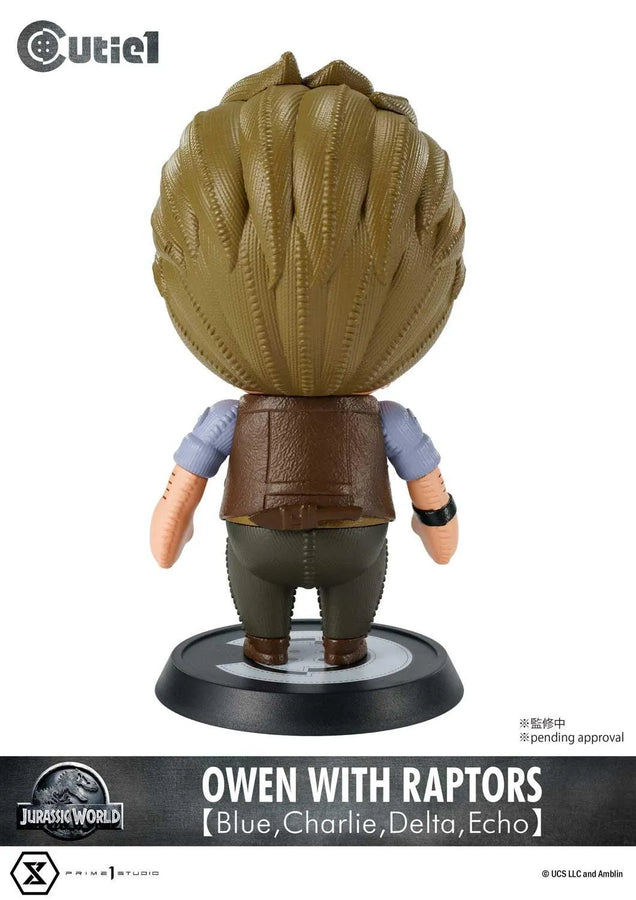 Owen with Raptors【Blue,Charlie,Delta,Echo】 (Regular Version) Jurassic World (Film) – Prime1Studio – ActionFigure Brasil