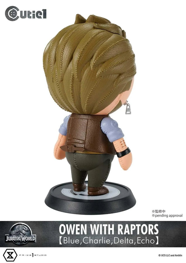 Owen with Raptors【Blue,Charlie,Delta,Echo】 (Regular Version) Jurassic World (Film) – Prime1Studio – ActionFigure Brasil