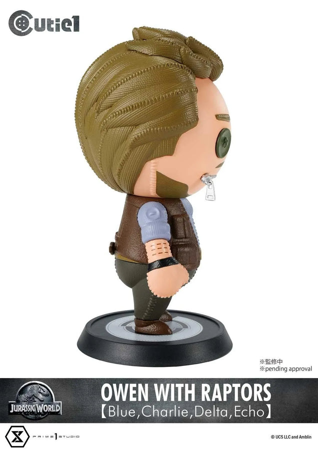 Owen with Raptors【Blue,Charlie,Delta,Echo】 (Regular Version) Jurassic World (Film) – Prime1Studio – ActionFigure Brasil