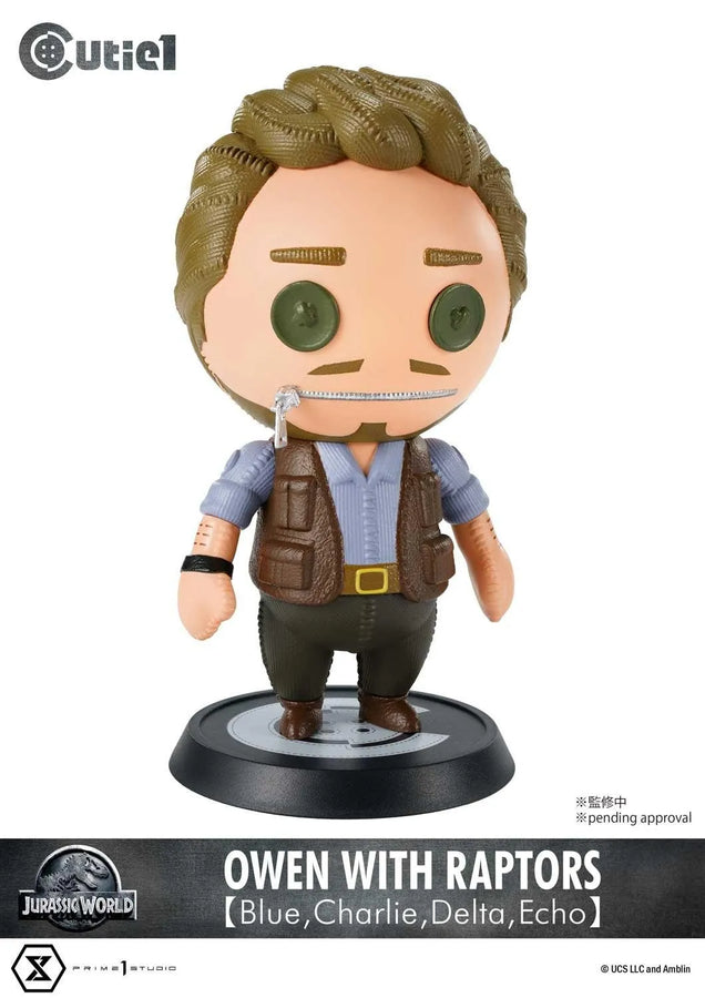 Owen with Raptors【Blue,Charlie,Delta,Echo】 (Regular Version) Jurassic World (Film) – Prime1Studio – ActionFigure Brasil