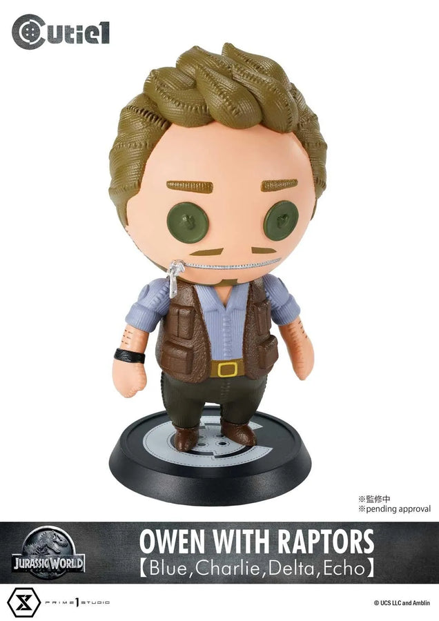 Owen with Raptors【Blue,Charlie,Delta,Echo】 (Regular Version) Jurassic World (Film) – Prime1Studio – ActionFigure Brasil