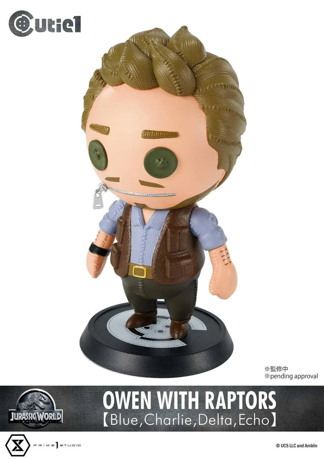 Owen with Raptors【Blue,Charlie,Delta,Echo】 (Regular Version) Jurassic World (Film) – Prime1Studio – ActionFigure Brasil