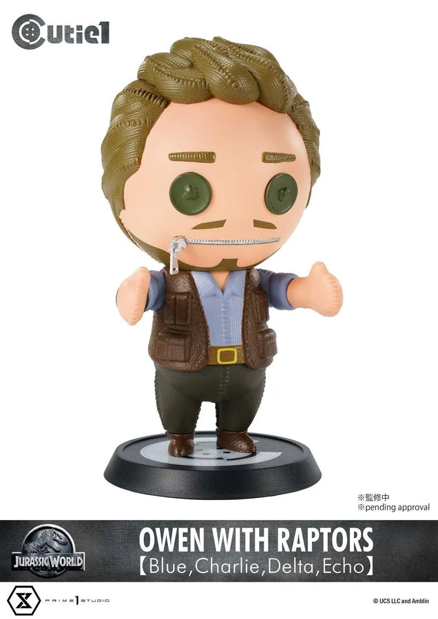 Owen with Raptors【Blue,Charlie,Delta,Echo】 (Regular Version) Jurassic World (Film) – Prime1Studio – ActionFigure Brasil
