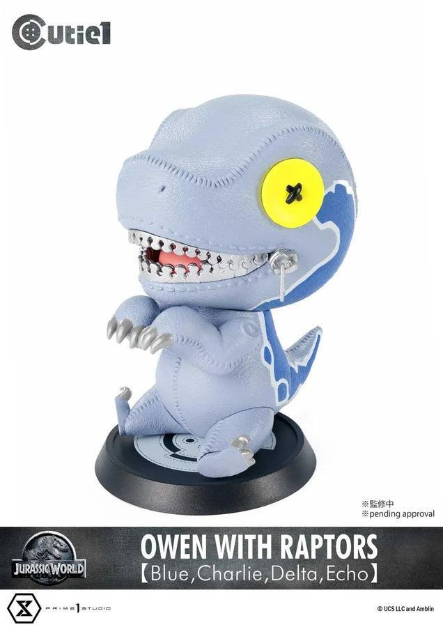 Owen with Raptors【Blue,Charlie,Delta,Echo】 (Regular Version) Jurassic World (Film) – Prime1Studio – ActionFigure Brasil