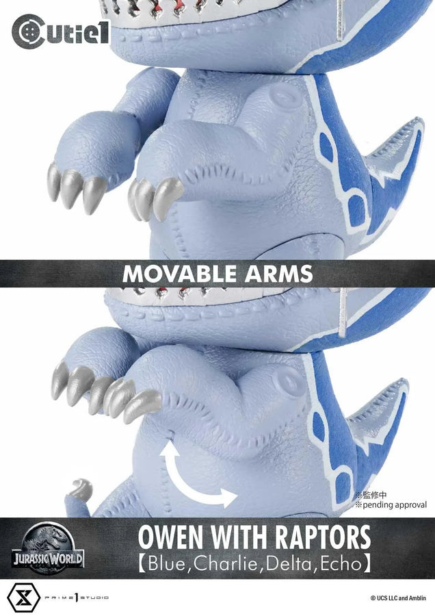 Owen with Raptors【Blue,Charlie,Delta,Echo】 (Regular Version) Jurassic World (Film) – Prime1Studio – ActionFigure Brasil